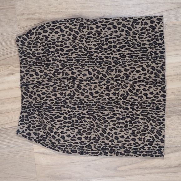 Briggs Leopard Print Cotton Mini Skirt - Picture 6 of 6